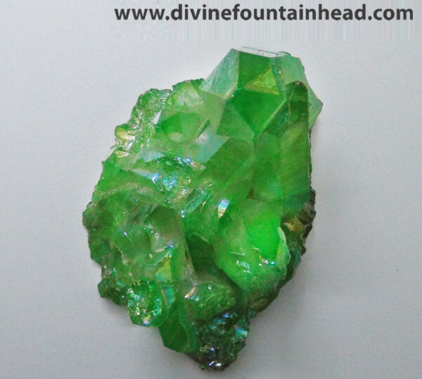 Green Angel Aura Quartz Cluster - Image 4