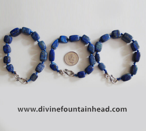Tumbled Lapiz Lazuli Bracelet - Image 3