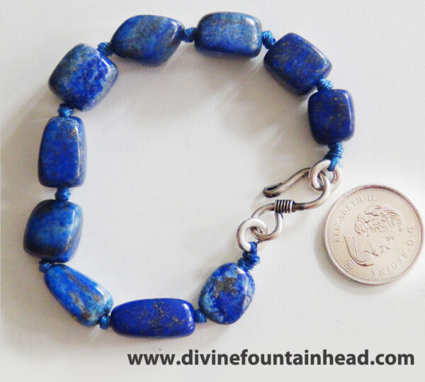 Tumbled Lapiz Lazuli Bracelet - Image 4