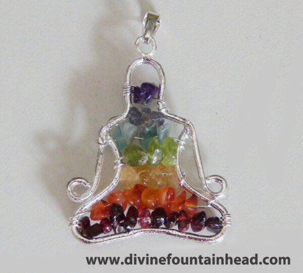 Seven Chakra Yoga Pendant - Image 3