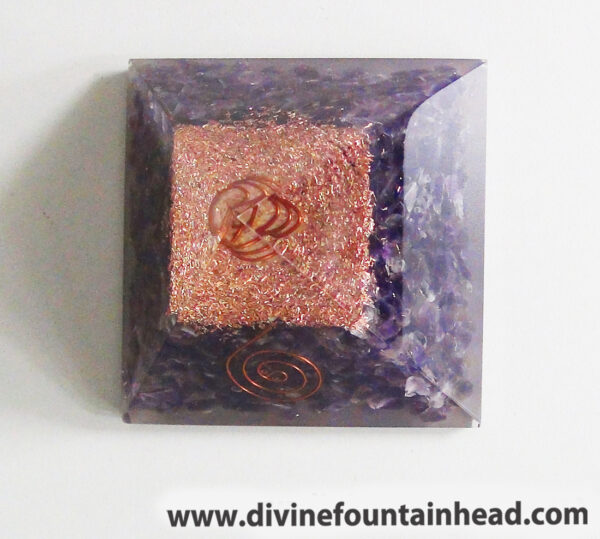 Amethyst Orgone Pyramid - Image 4