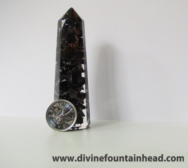 Black Tourmaline Orgone Tower - Image 3