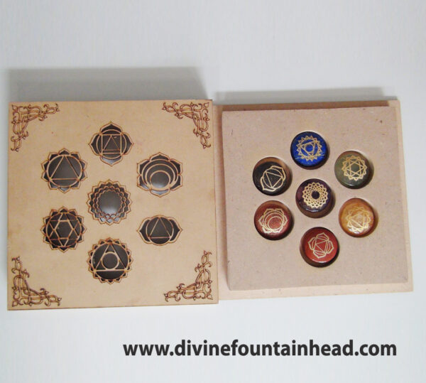 Seven Chakra Symbol Healing Set (in a beautiful box) - Image 3