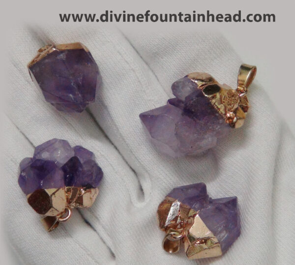 Twin Point (Soul Mate) Amethyst Pendants - Image 4