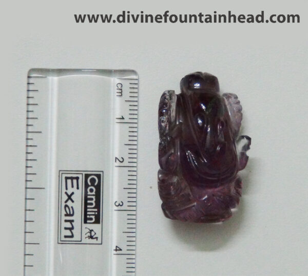 Ganesha in  Fluorite & Aventurine - Image 4