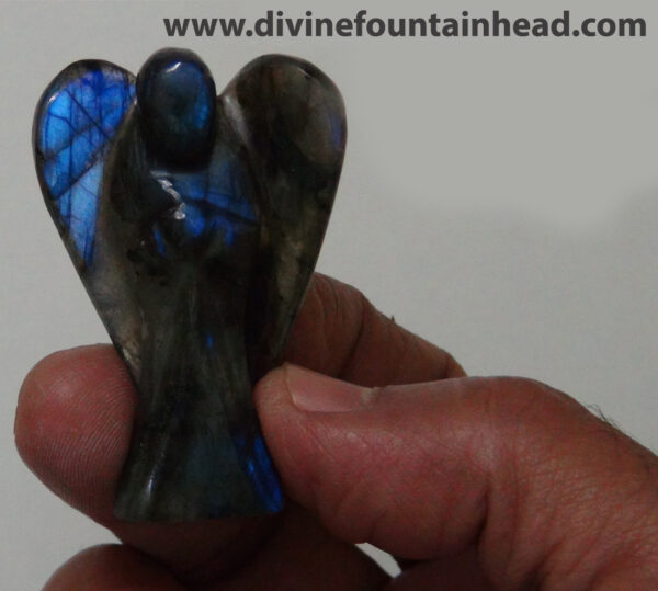 Labradorite Angel  With Blue Flash - Image 3