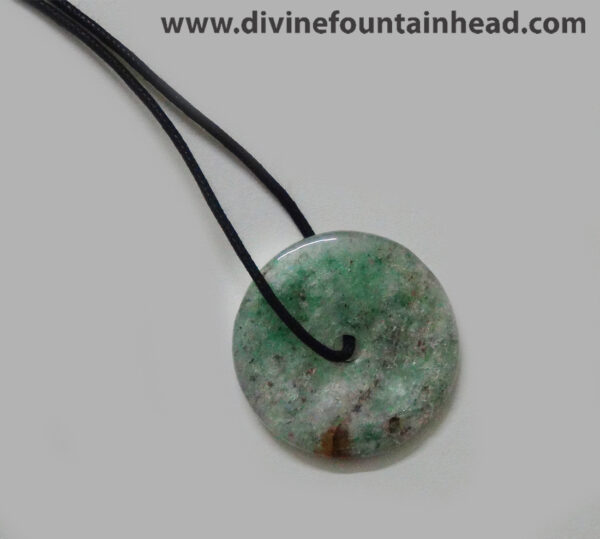 Green Aventurine Doughnut Pendant - Image 3