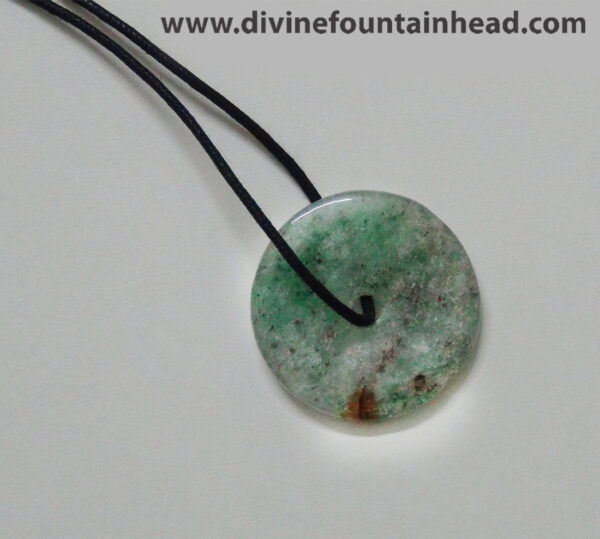 Green Aventurine Doughnut Pendant - Image 4