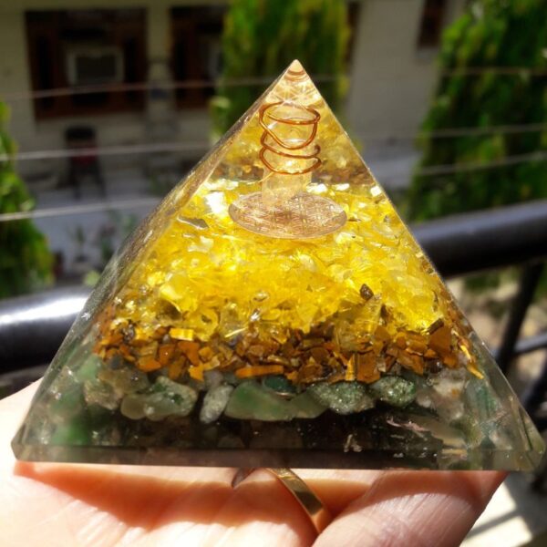 Prosperity & Abundance Orgone Pyramid - Image 3