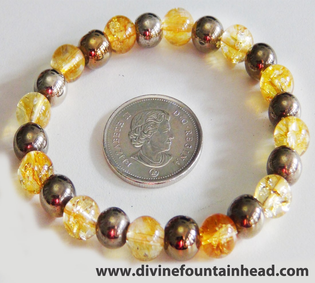 Abundance and Prosperity Bracelet - Tigers Eye, Citrine, Aventurine, Pyrite  | Zenful Secrets