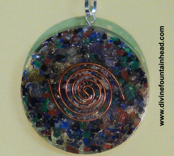 Tree of Life (Sacred Geometry) Orgone Pendant - EMF Radiation Protection - Image 4