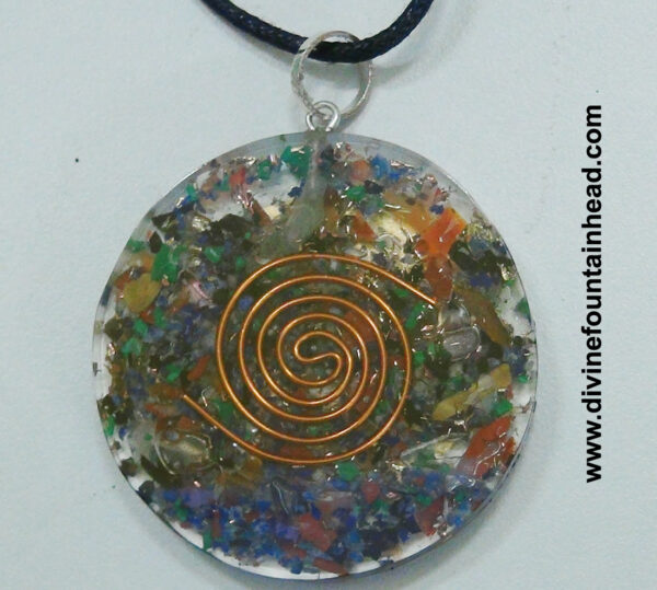 Flower of Life (Sacred Geometry) Orgone Pendant - EMF Radiation Protection - Image 3