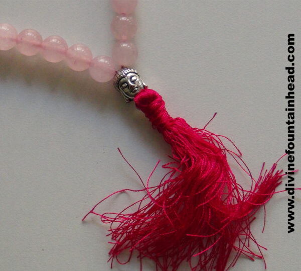 Rose Quartz Japa Mala - Image 3