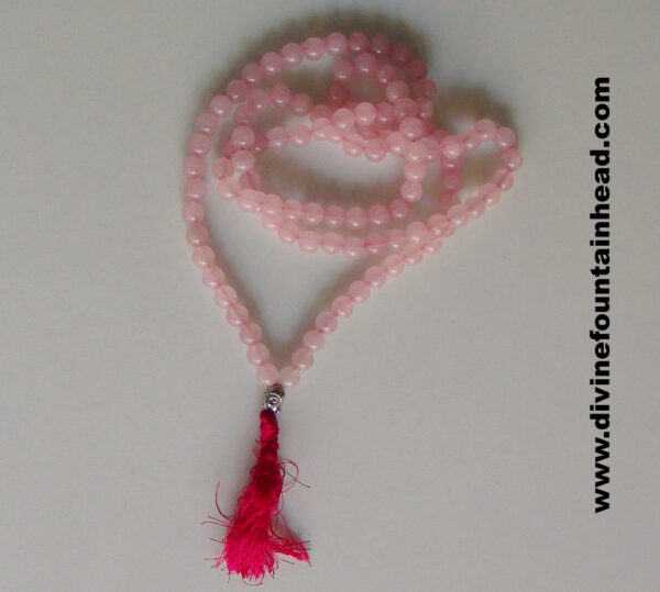 Rose Quartz Japa Mala - Image 4