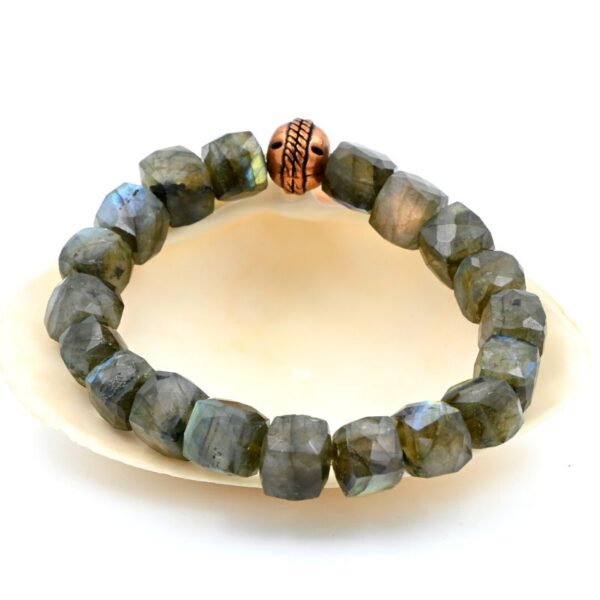 Labradorite With Blue Fire (box-shaped beads) - Image 3